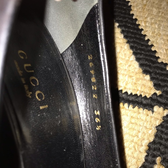 Gucci wedge open toe shoes size 61/2 - Picture 6 of 8